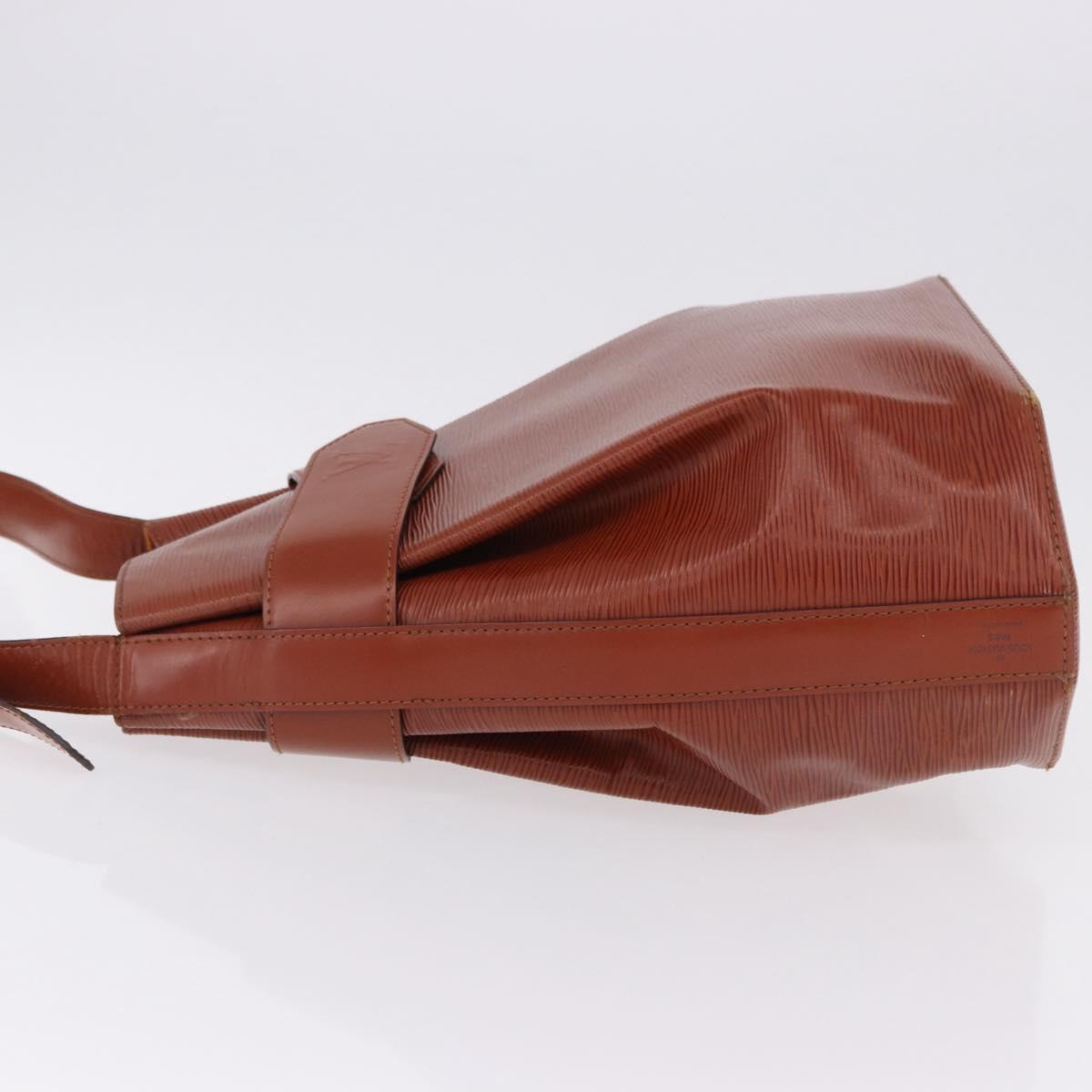 LOUIS VUITTON Epi Sac Depaule GM Shoulder Bag Brown M80193 LV Auth ka5322