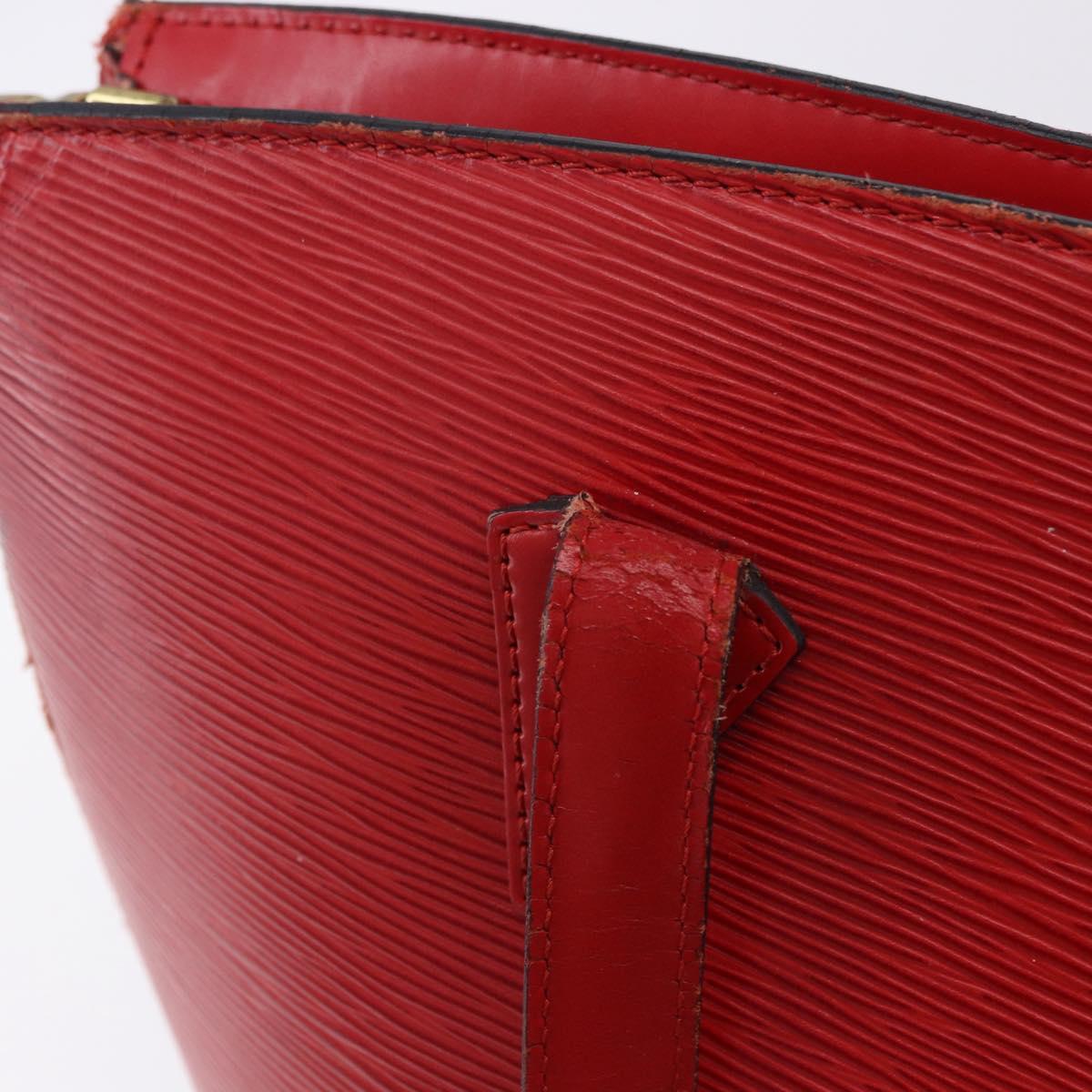 LOUIS VUITTON Epi Saint Jacques Shopping Shoulder Bag Red M52277 LV Auth ka5323