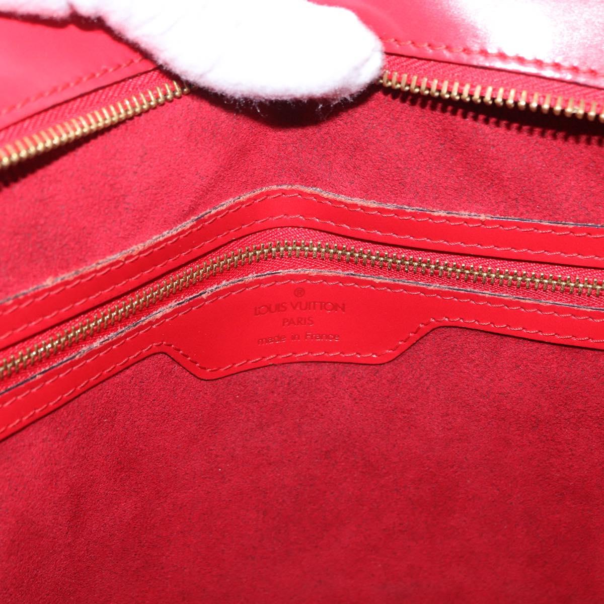 LOUIS VUITTON Epi Saint Jacques Shopping Shoulder Bag Red M52277 LV Auth ka5323
