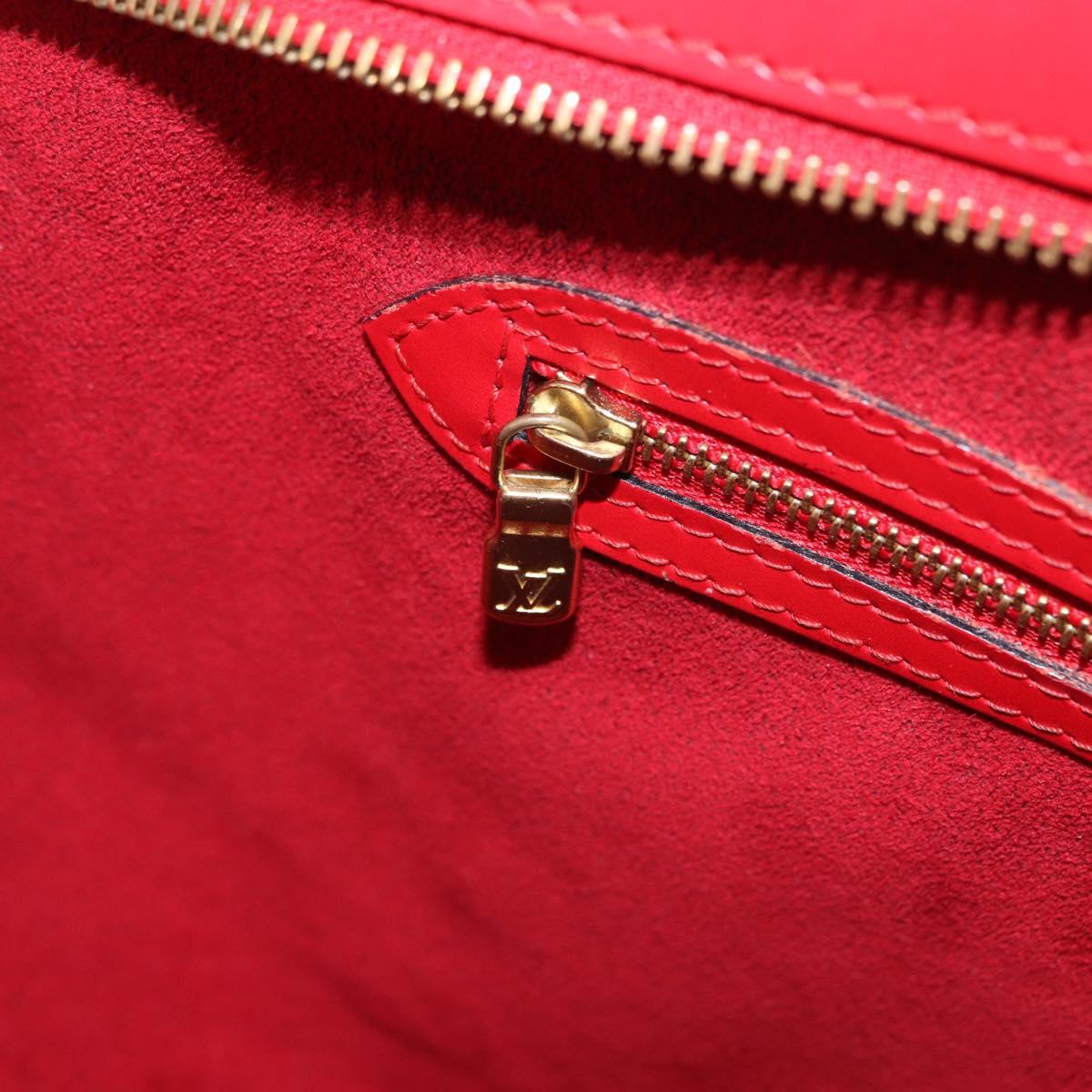 LOUIS VUITTON Epi Saint Jacques Shopping Shoulder Bag Red M52277 LV Auth ka5323