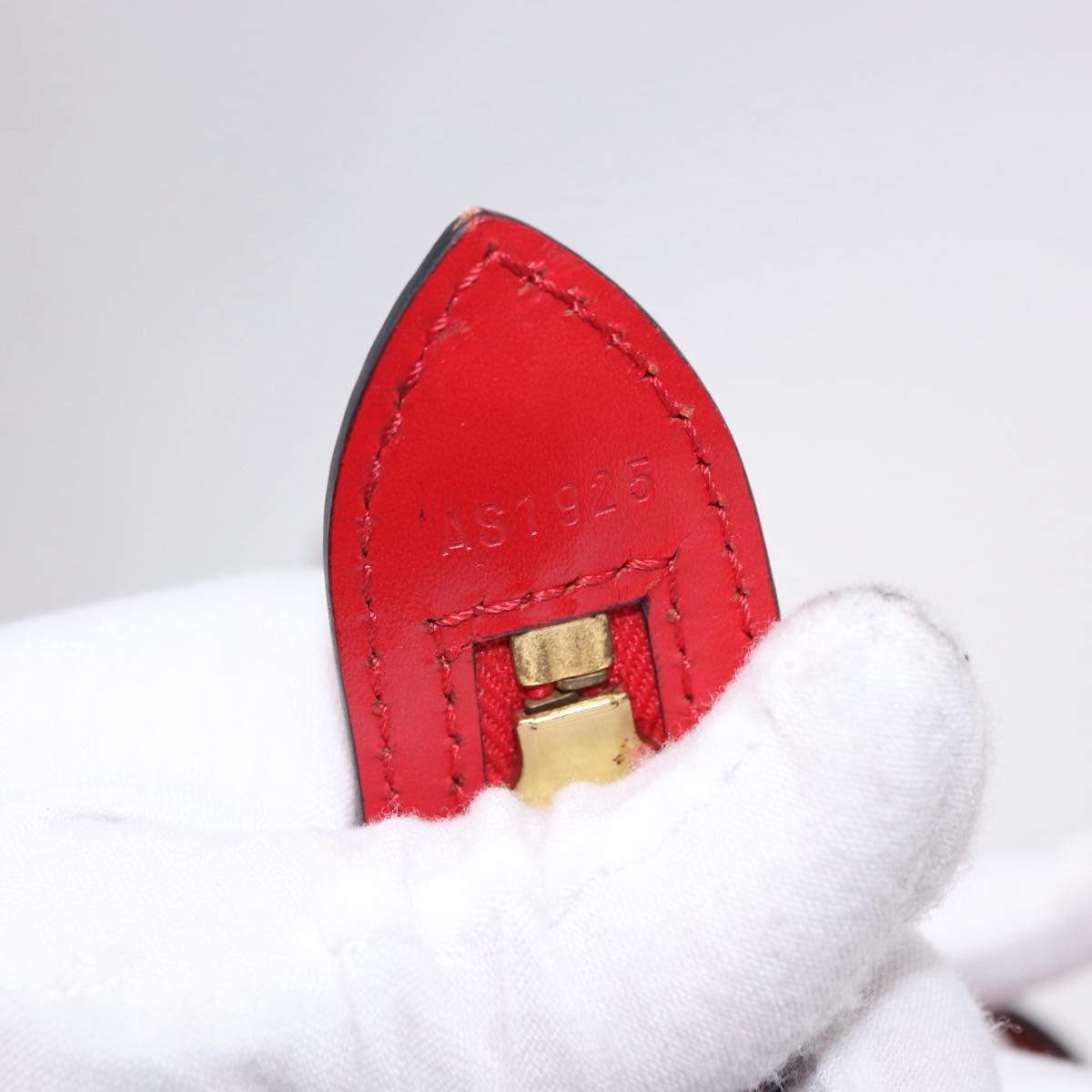 LOUIS VUITTON Epi Saint Jacques Shopping Shoulder Bag Red M52277 LV Auth ka5323
