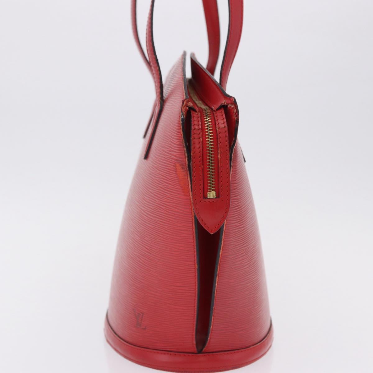LOUIS VUITTON Epi Saint Jacques Shopping Shoulder Bag Red M52277 LV Auth ka5323
