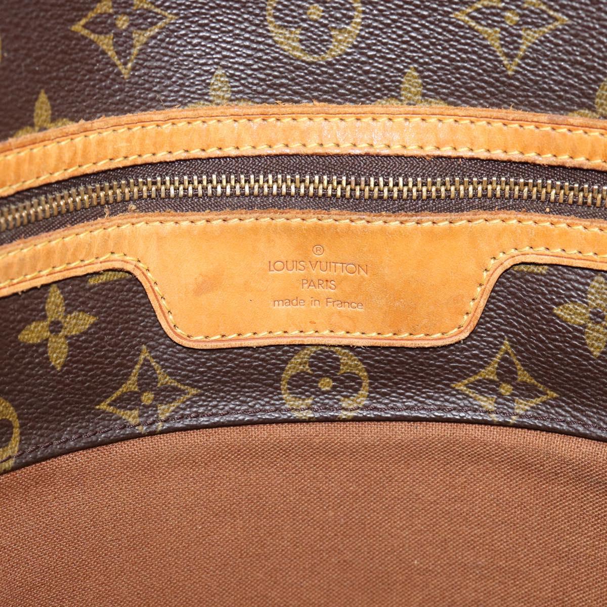 LOUIS VUITTON Monogram Sac Shopping Tote Bag M51108 LV Auth ka5327