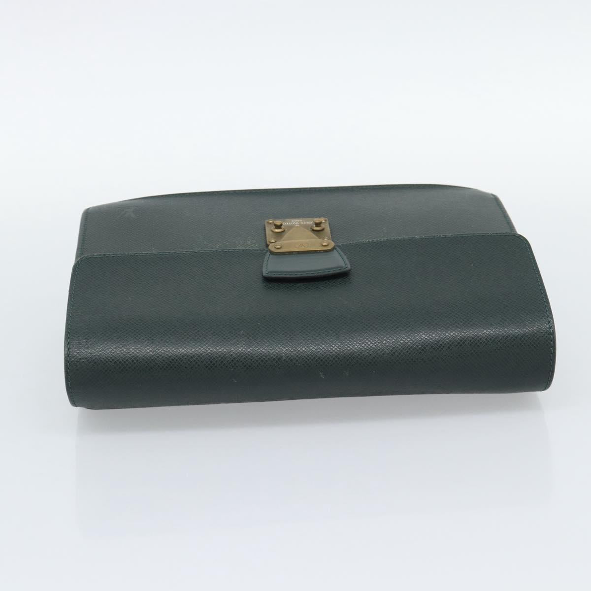 LOUIS VUITTON Taiga Pochette Kourad Clutch Bag Epicea M30194 LV Auth ka5336