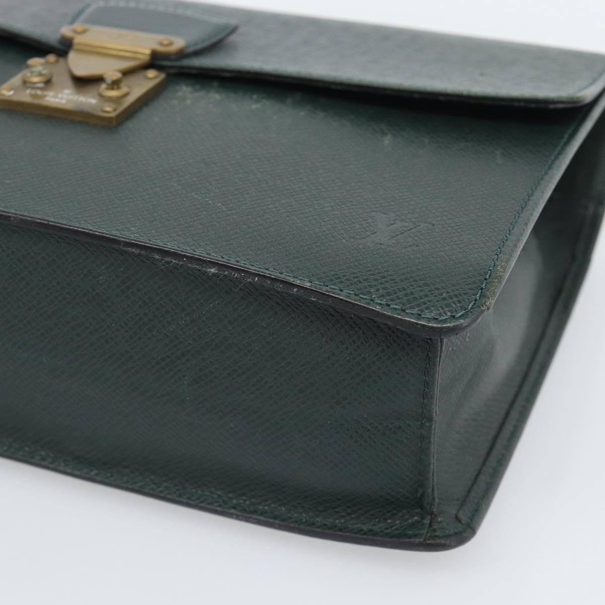 LOUIS VUITTON Taiga Pochette Kourad Clutch Bag Epicea M30194 LV Auth ka5336