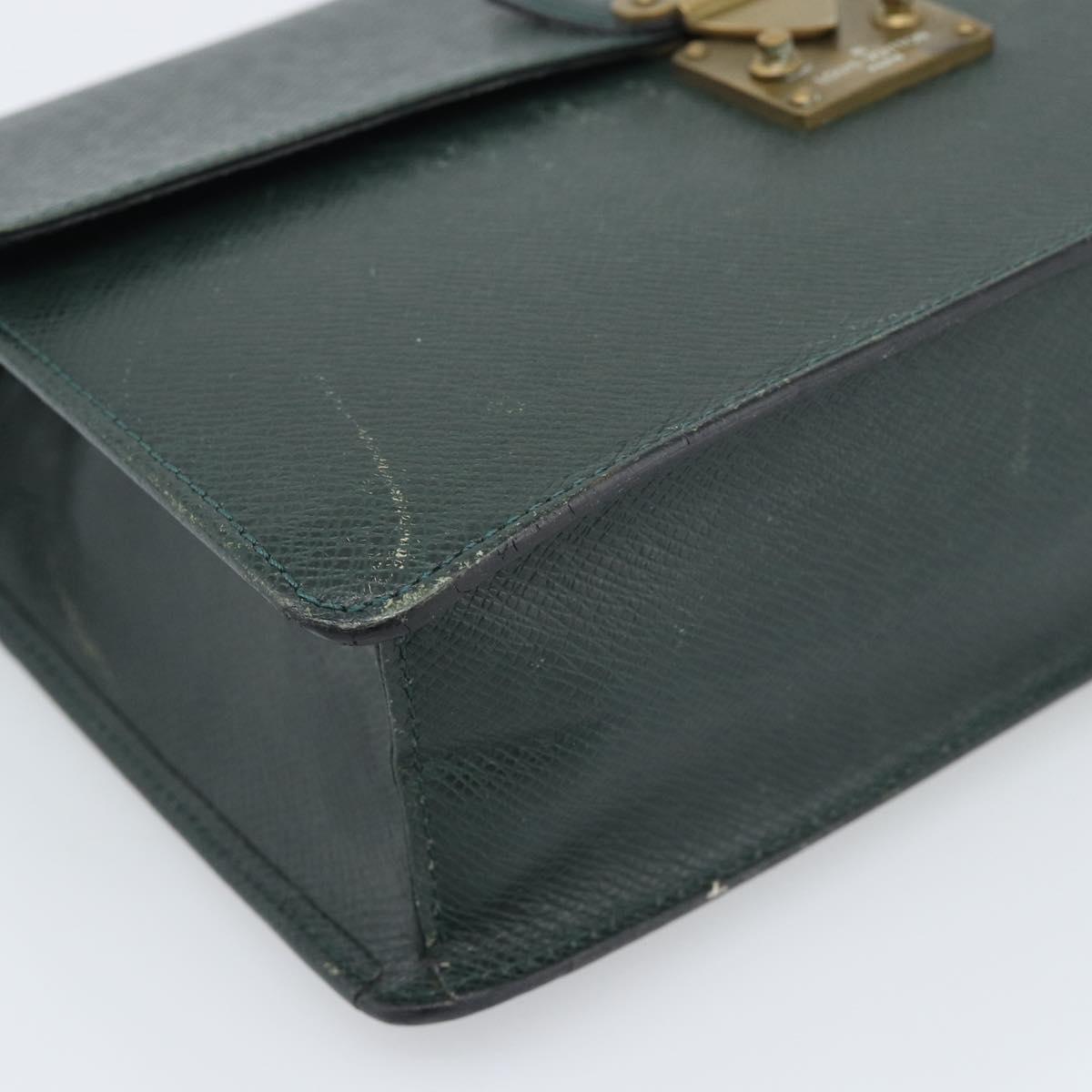 LOUIS VUITTON Taiga Pochette Kourad Clutch Bag Epicea M30194 LV Auth ka5336