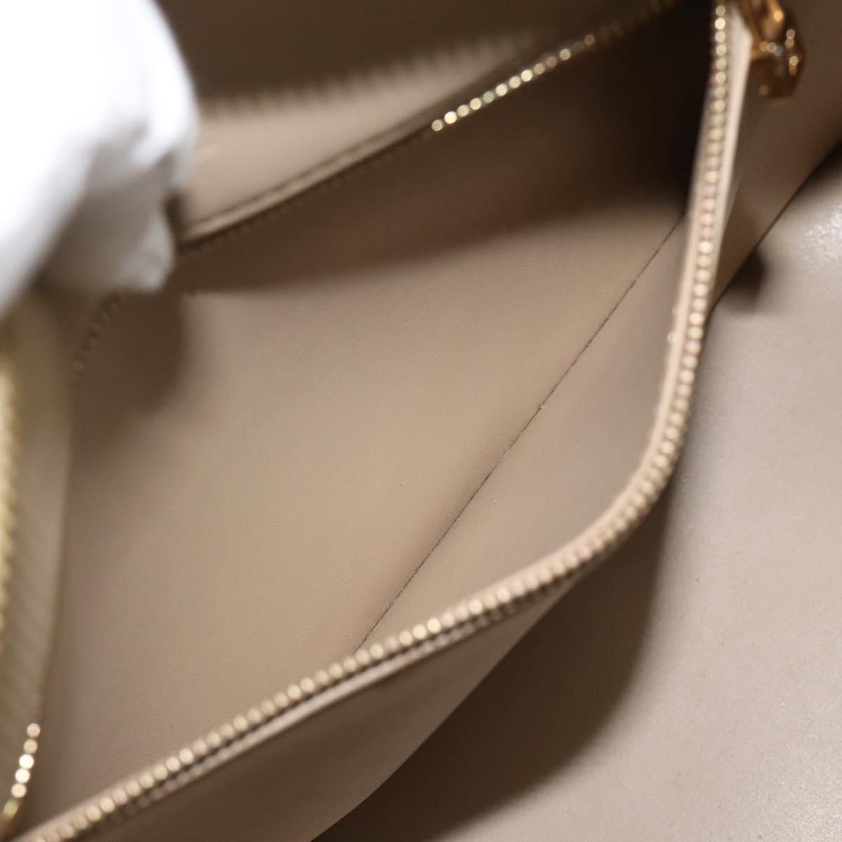 LOUIS VUITTON Monogram Vernis Houston Hand Bag Beige M91004 LV Auth ka5342