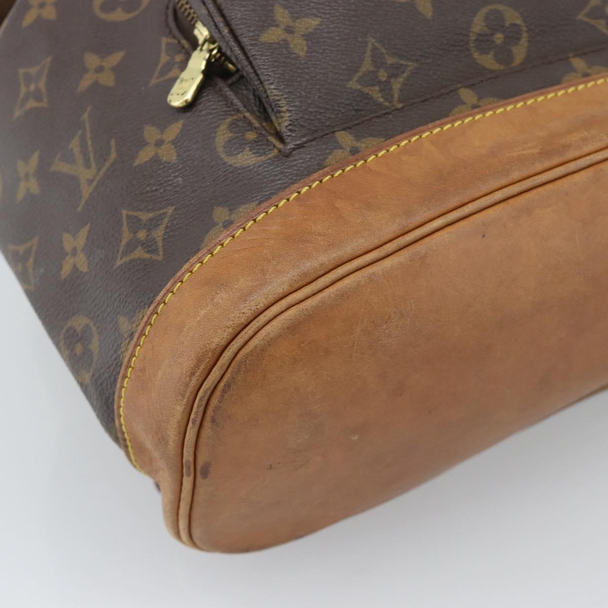 LOUIS VUITTON Monogram Montsouris MM Backpack M51136 LV Auth ka5344