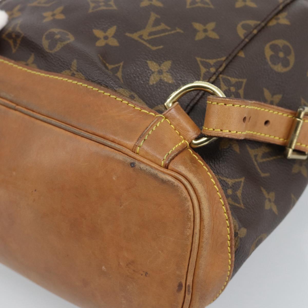 LOUIS VUITTON Monogram Montsouris MM Backpack M51136 LV Auth ka5344