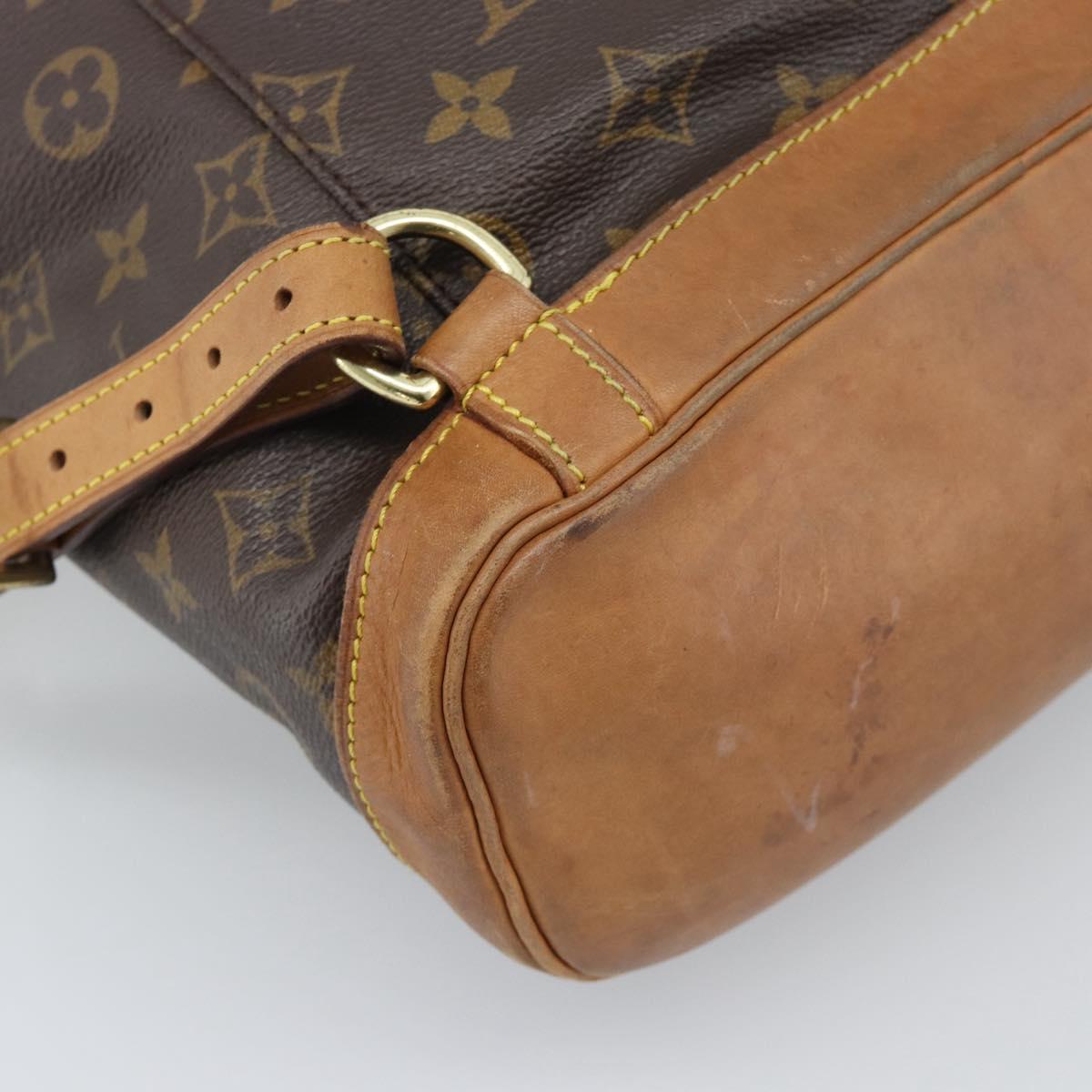 LOUIS VUITTON Monogram Montsouris MM Backpack M51136 LV Auth ka5344