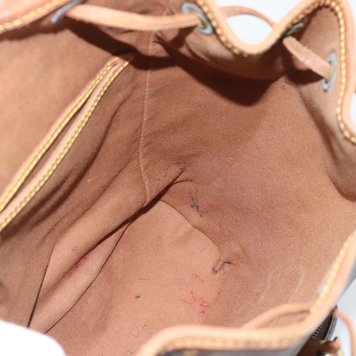 LOUIS VUITTON Monogram Montsouris MM Backpack M51136 LV Auth ka5344