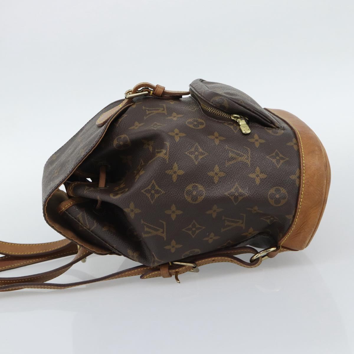 LOUIS VUITTON Monogram Montsouris MM Backpack M51136 LV Auth ka5344
