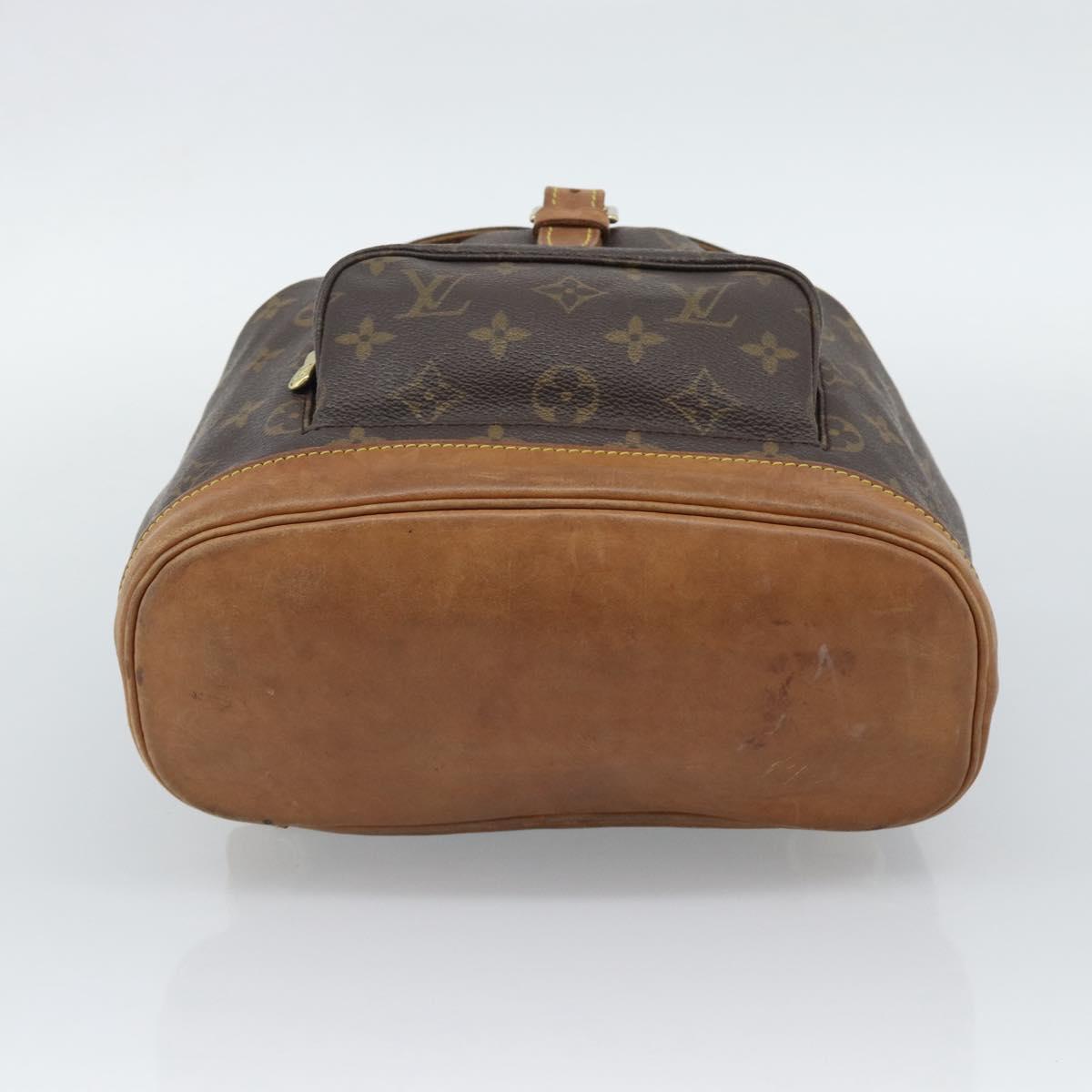 LOUIS VUITTON Monogram Montsouris MM Backpack M51136 LV Auth ka5344