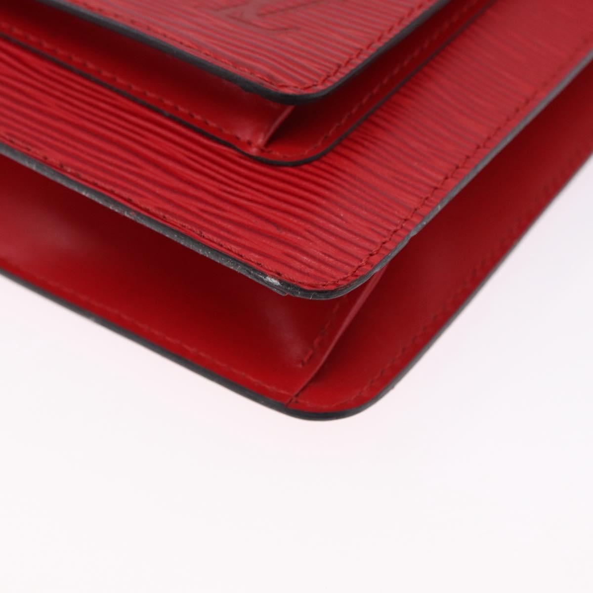LOUIS VUITTON Epi Monceau 28 Hand Bag 2way Red M40783 LV Auth ka5346