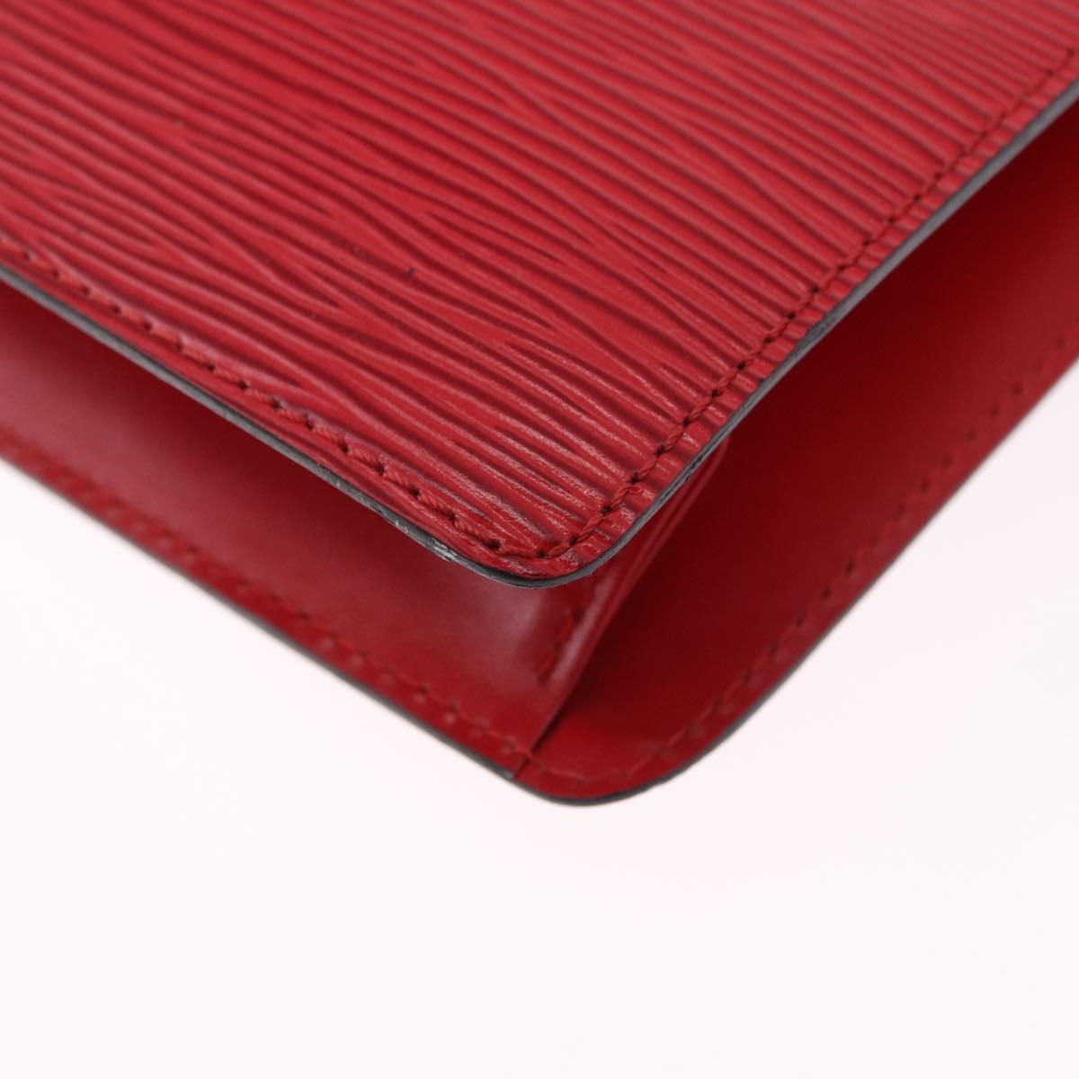 LOUIS VUITTON Epi Monceau 28 Hand Bag 2way Red M40783 LV Auth ka5346