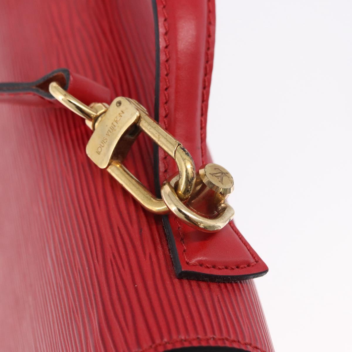 LOUIS VUITTON Epi Monceau 28 Hand Bag 2way Red M40783 LV Auth ka5346