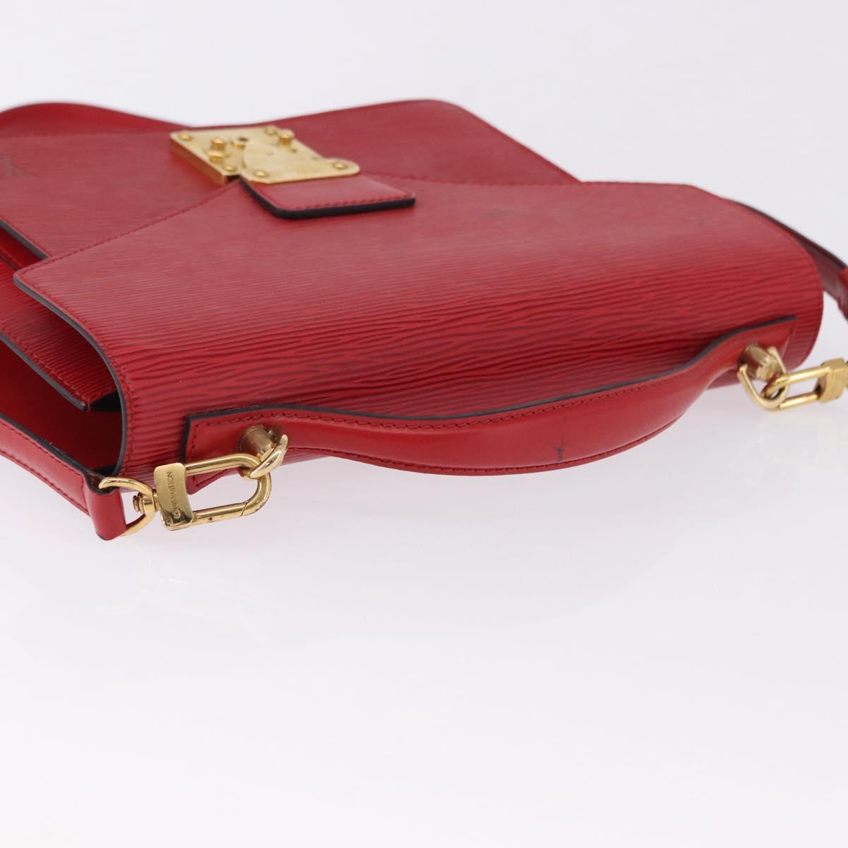 LOUIS VUITTON Epi Monceau 28 Hand Bag 2way Red M40783 LV Auth ka5346