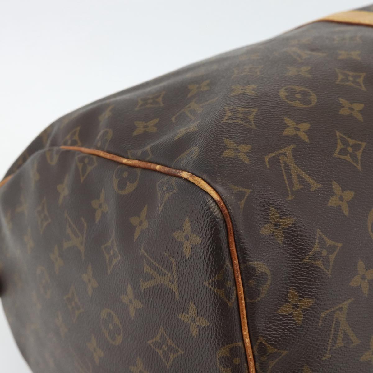 LOUIS VUITTON Monogram Keepall 55 Boston Bag M41424 LV Auth ka5353