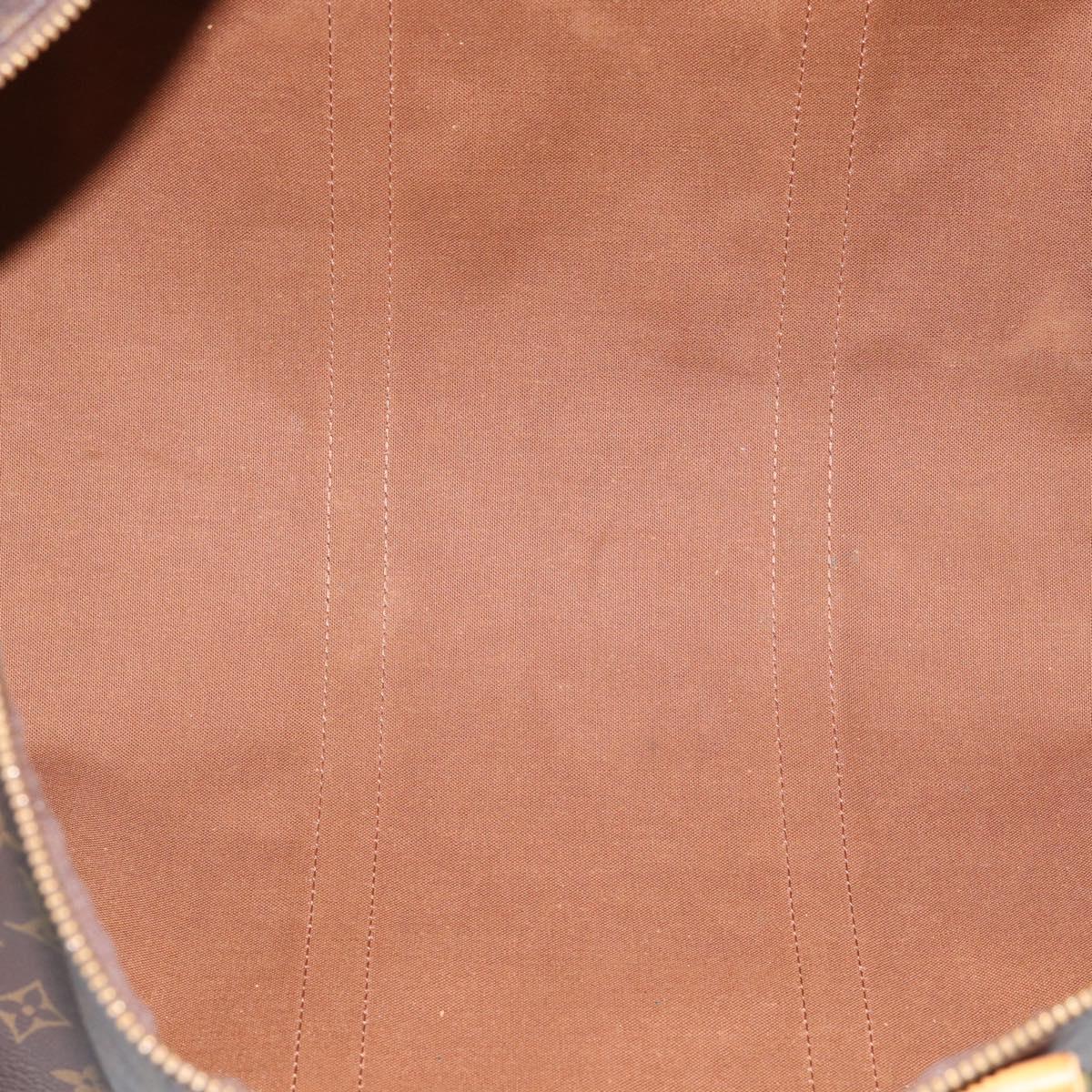 LOUIS VUITTON Monogram Keepall 55 Boston Bag M41424 LV Auth ka5353