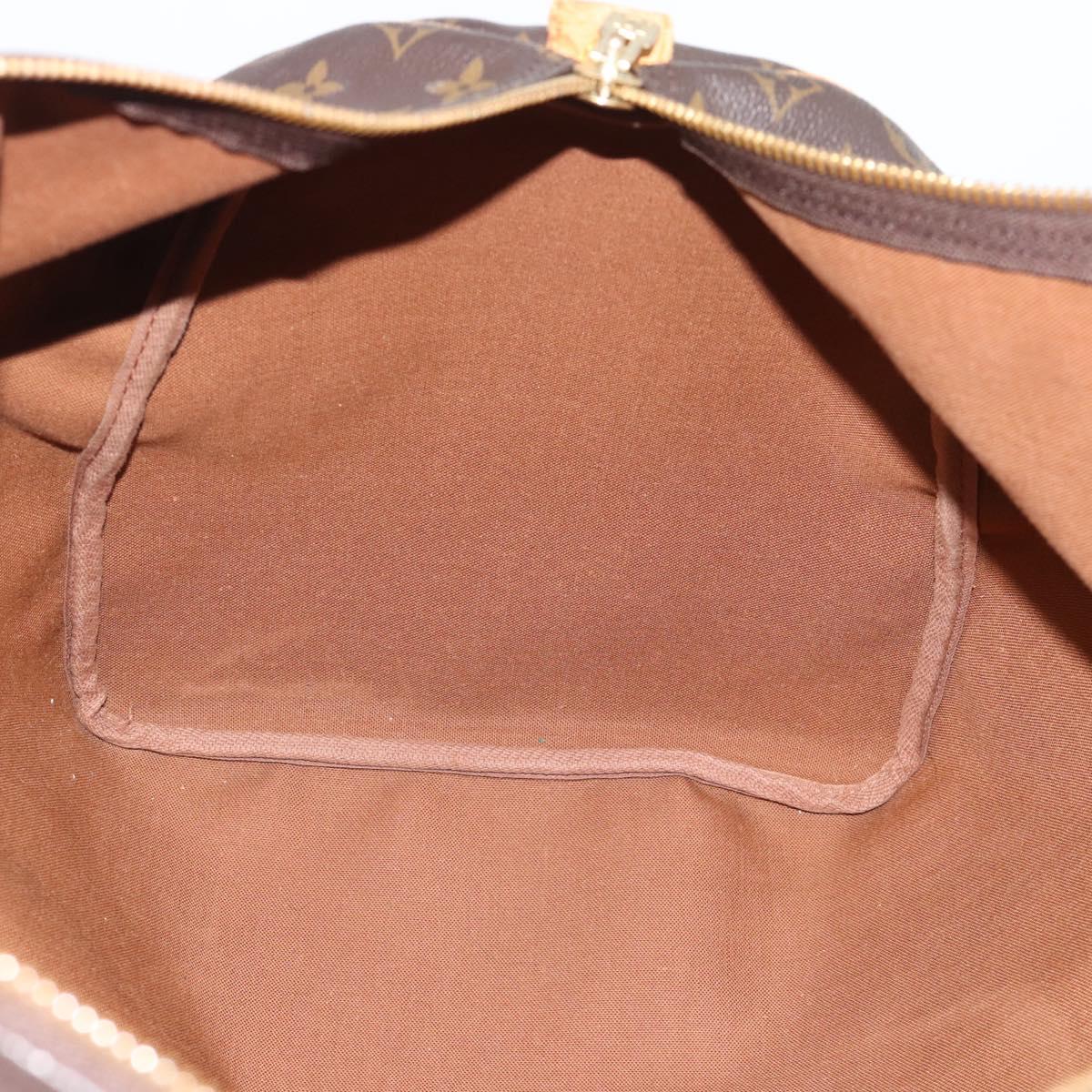LOUIS VUITTON Monogram Keepall 55 Boston Bag M41424 LV Auth ka5353
