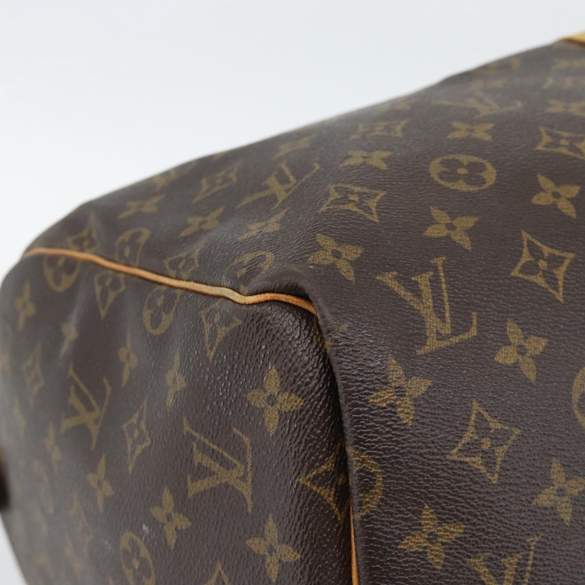 LOUIS VUITTON Monogram Keepall 55 Boston Bag M41424 LV Auth ka5354