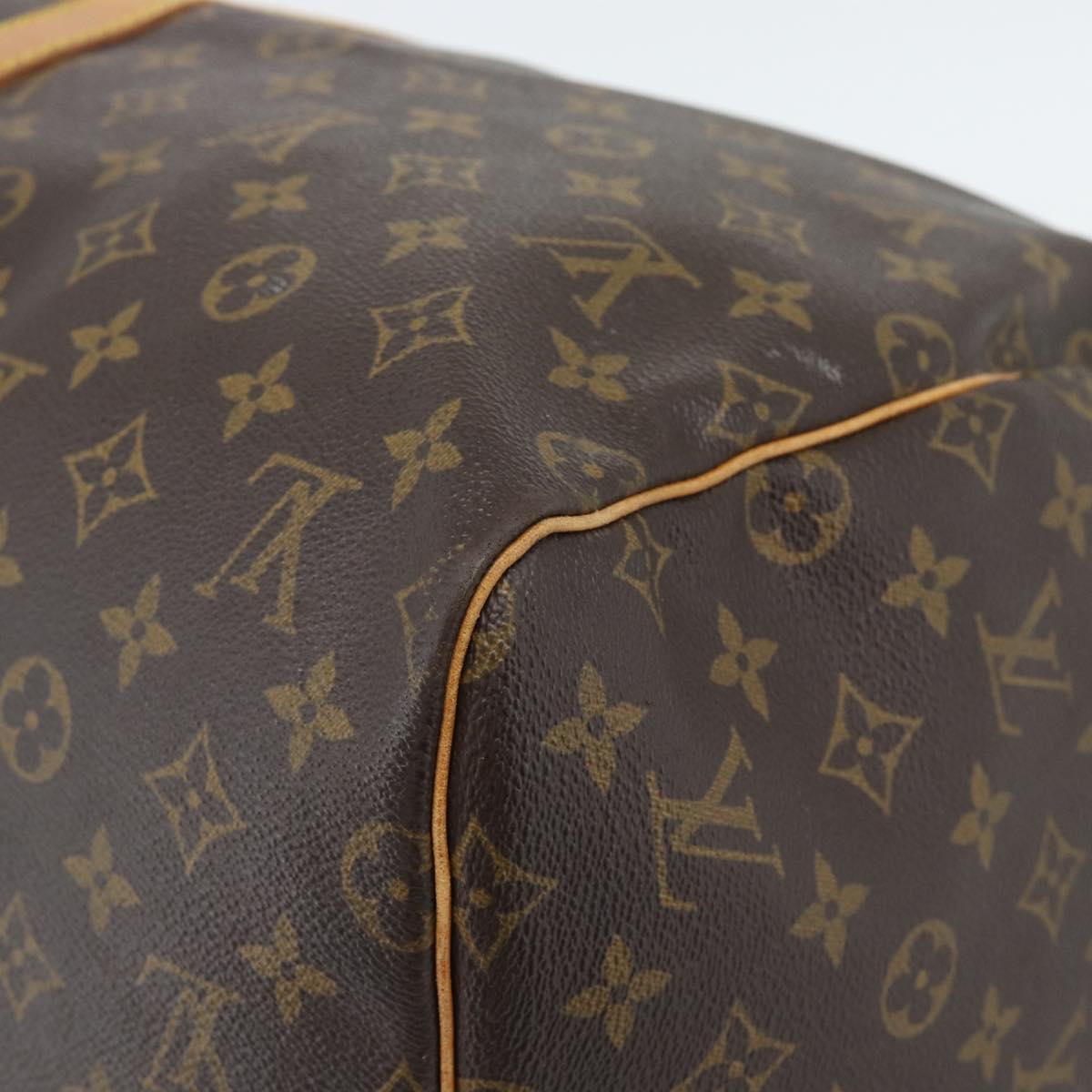LOUIS VUITTON Monogram Keepall 55 Boston Bag M41424 LV Auth ka5354