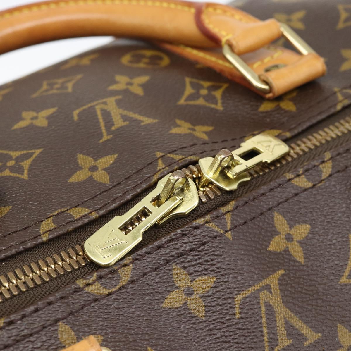 LOUIS VUITTON Monogram Keepall 55 Boston Bag M41424 LV Auth ka5355A