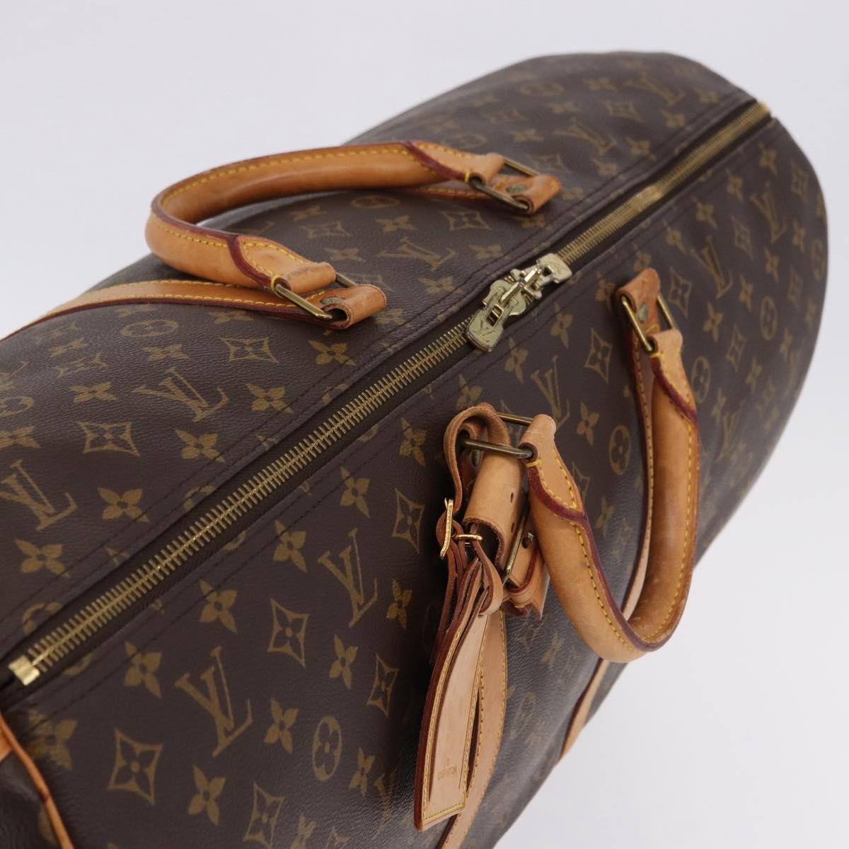 LOUIS VUITTON Monogram Keepall 60 Boston Bag M41422 LV Auth ka5356