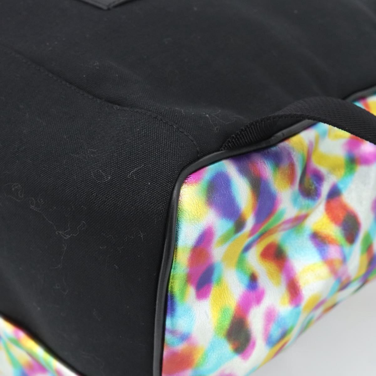 SAINT LAURENT Backpack Leather Multicolor Silver 326865 Auth ka5357M