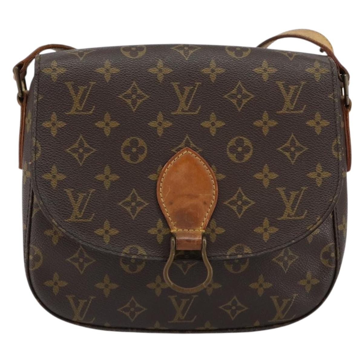 LOUIS VUITTON Monogram Saint Cloud GM Shoulder Bag M51242 LV Auth ka536