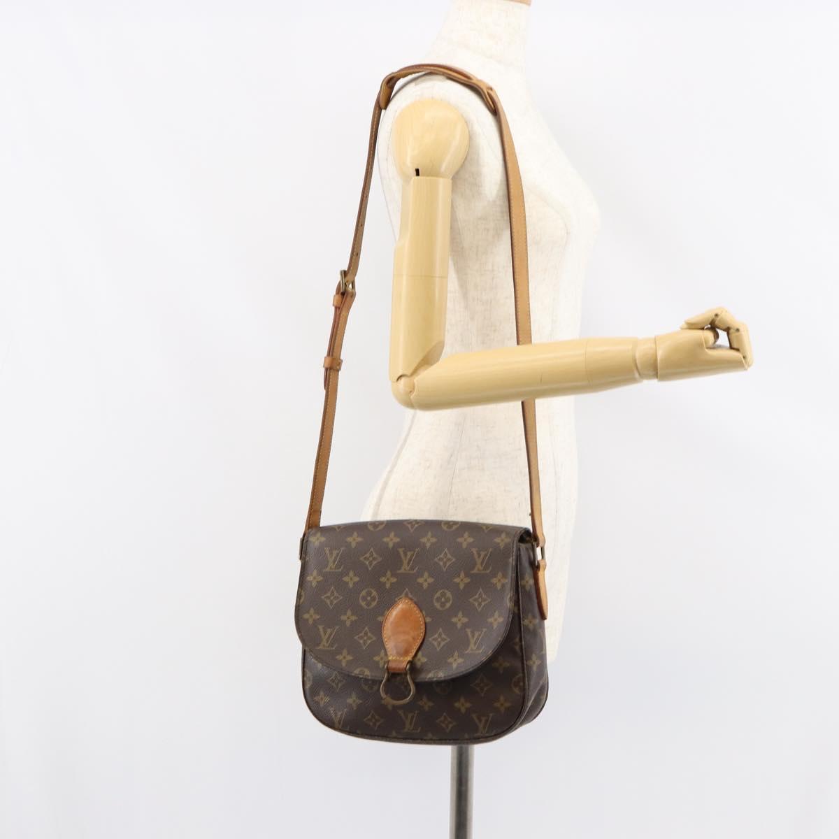 LOUIS VUITTON Monogram Saint Cloud GM Shoulder Bag M51242 LV Auth ka536