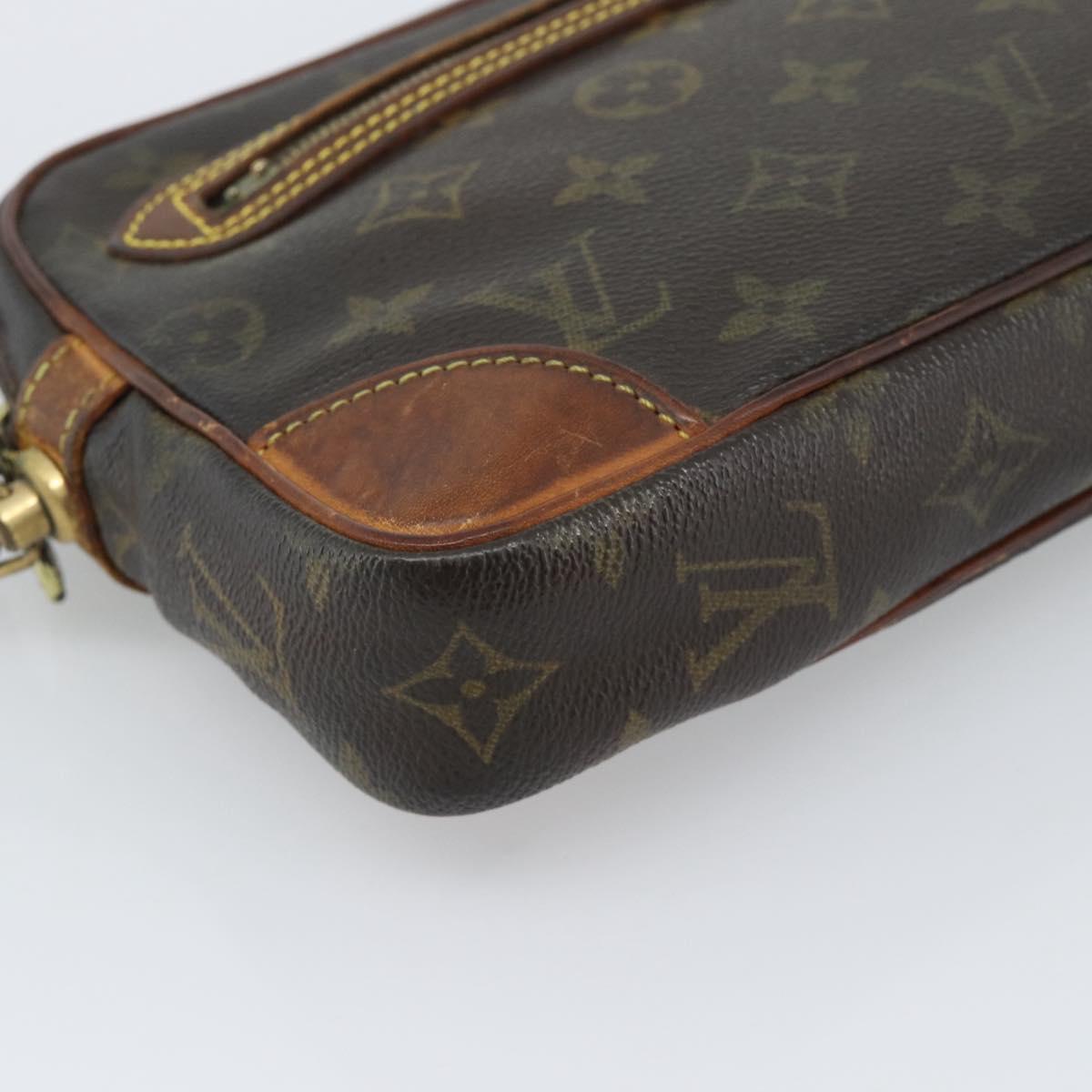 LOUIS VUITTON Monogram Marly Dragonne GM Clutch Bag M51825 LV Auth ka5362