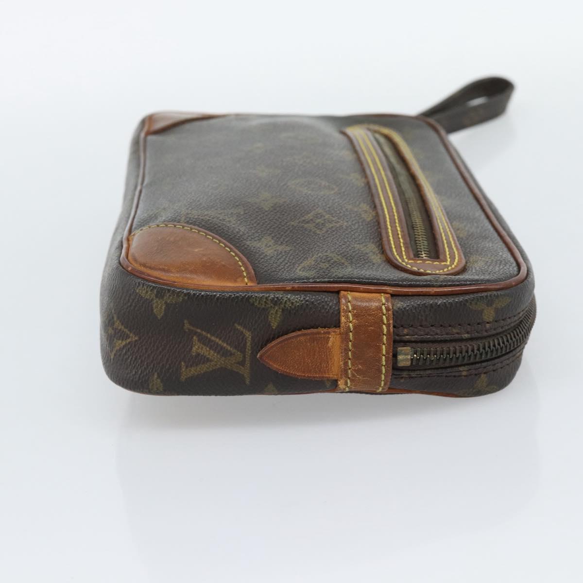LOUIS VUITTON Monogram Marly Dragonne GM Clutch Bag M51825 LV Auth ka5362