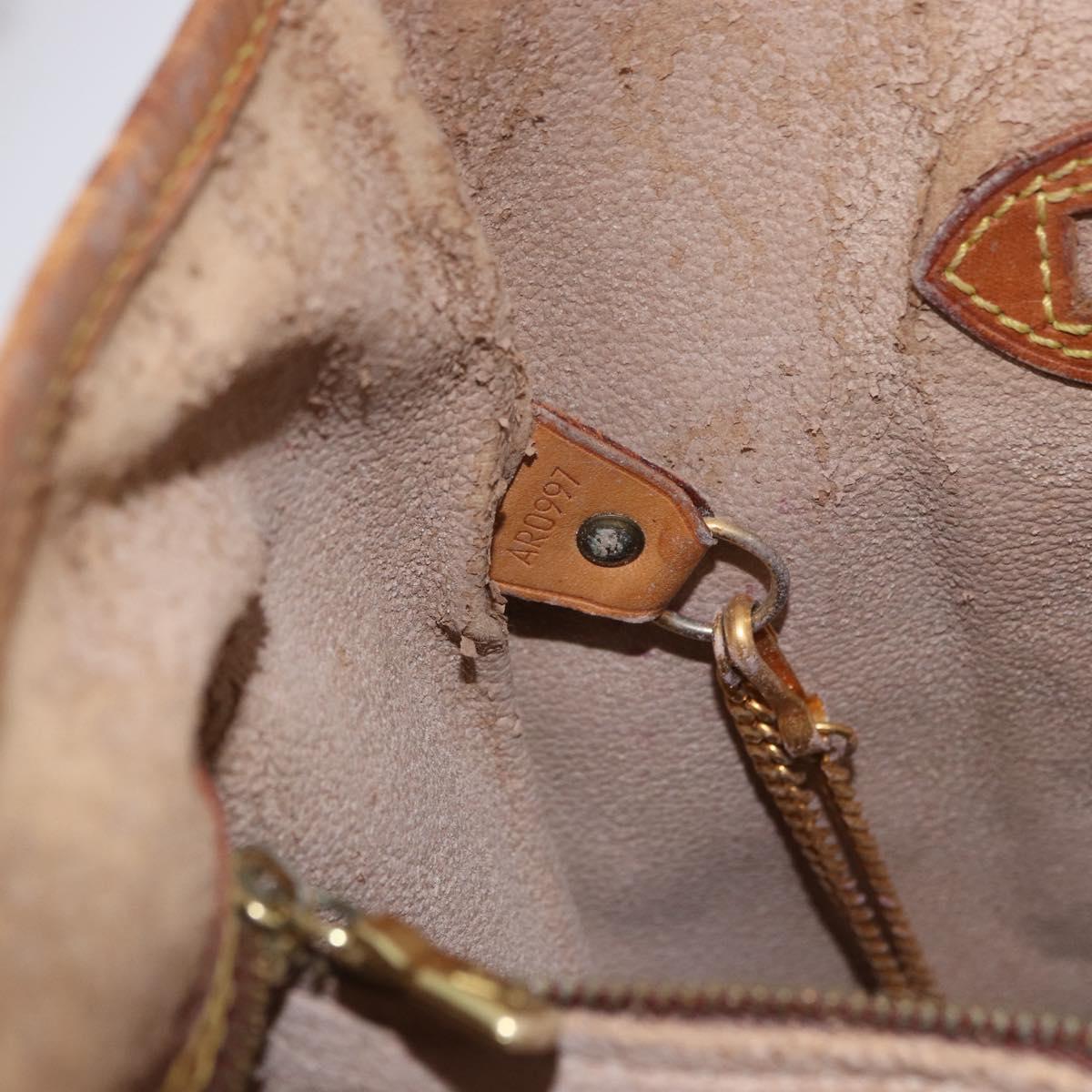 LOUIS VUITTON Monogram Bucket GM Shoulder Bag M42236 LV Auth ka5363