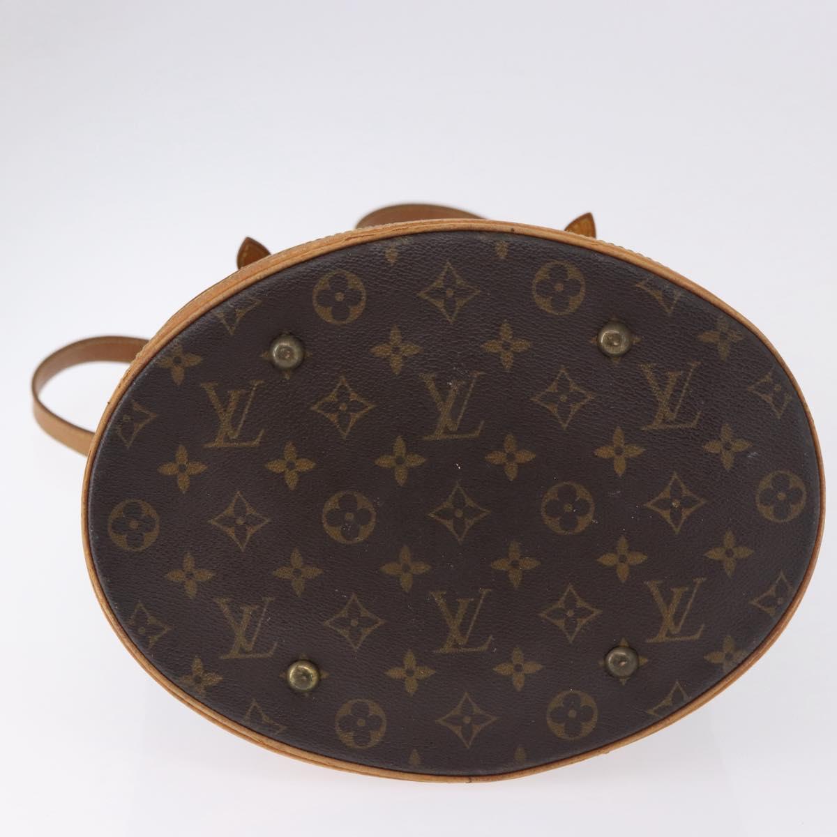 LOUIS VUITTON Monogram Bucket GM Shoulder Bag M42236 LV Auth ka5363