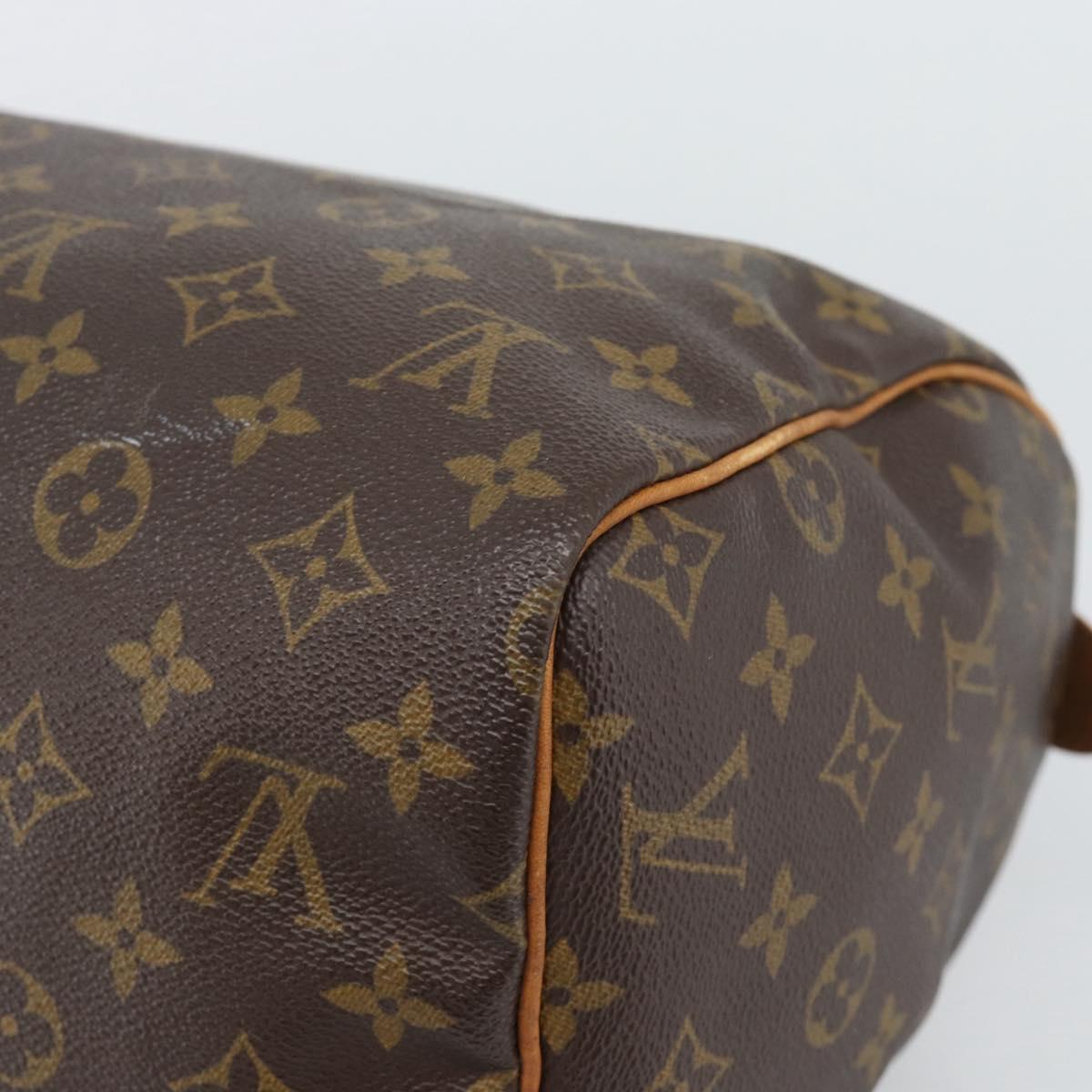 LOUIS VUITTON Monogram Speedy 30 Hand Bag M41526 LV Auth ka5364