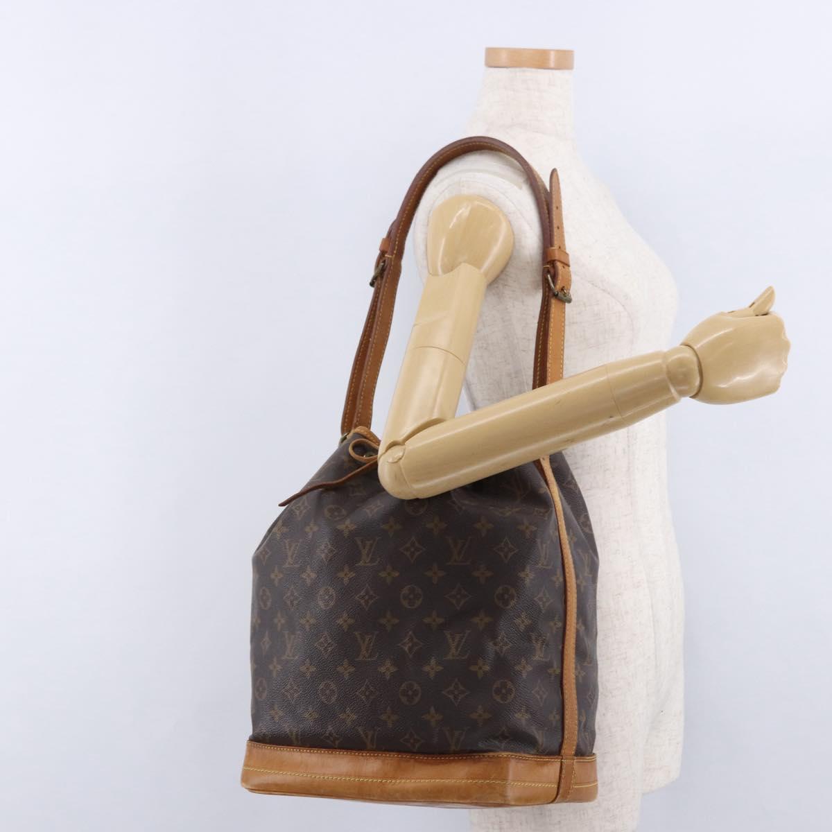 LOUIS VUITTON Monogram Noe Shoulder Bag M42224 LV Auth ka5365