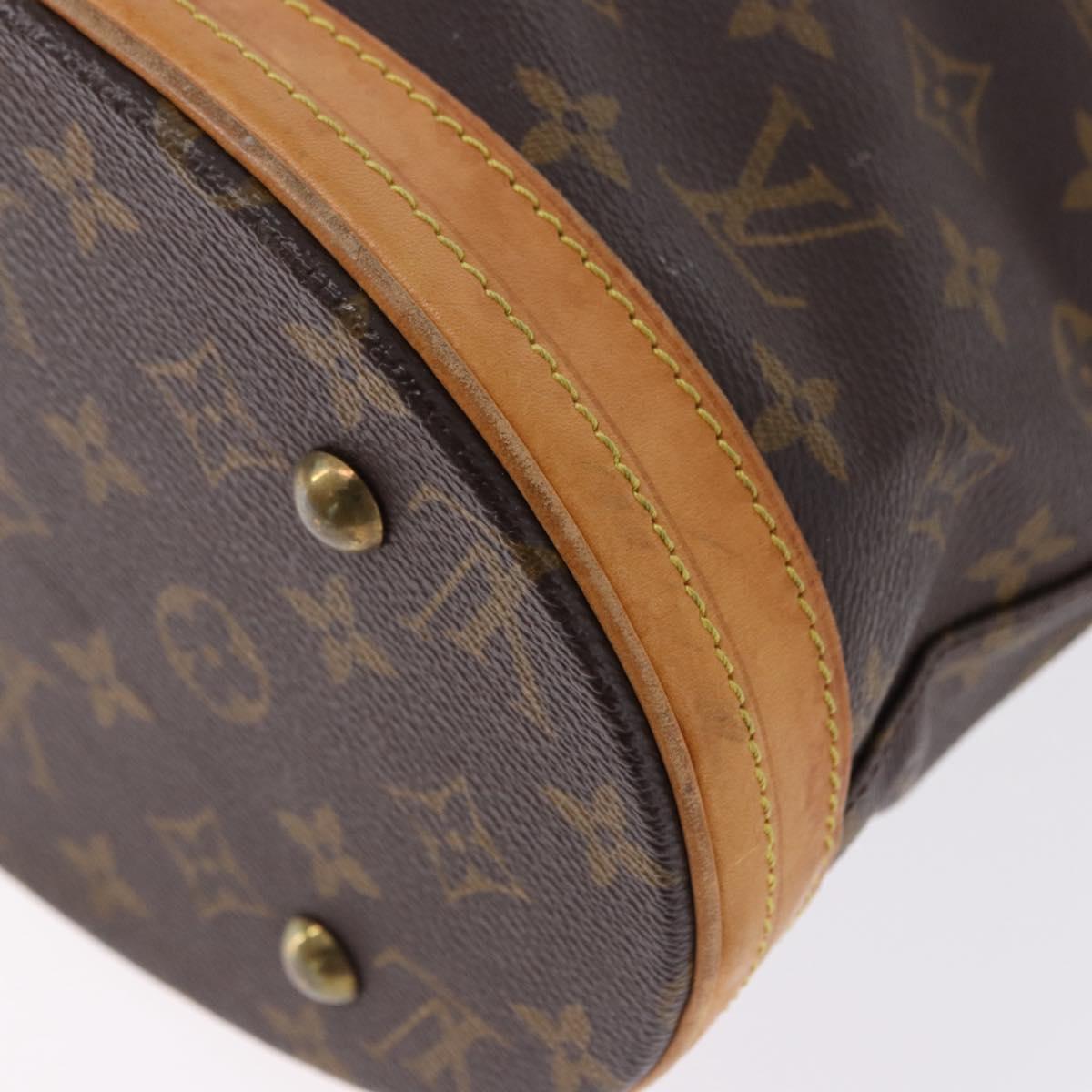 LOUIS VUITTON Monogram Bucket PM Shoulder Bag M42238 LV Auth ka5369