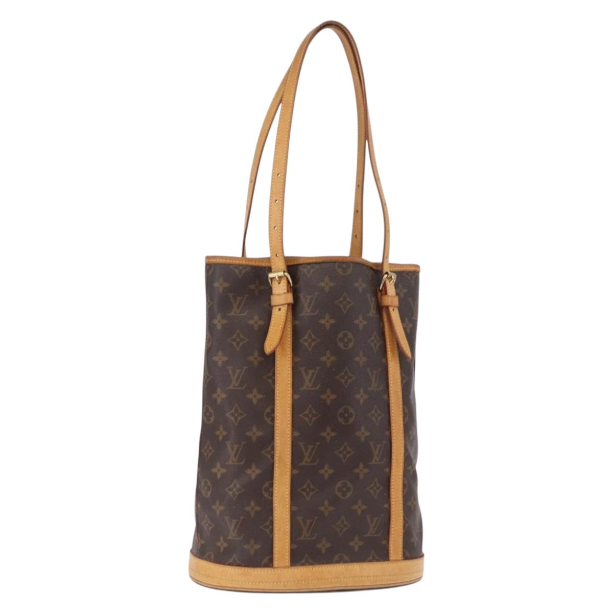 LOUIS VUITTON Monogram Bucket GM Shoulder Bag M42236 LV Auth ka5376