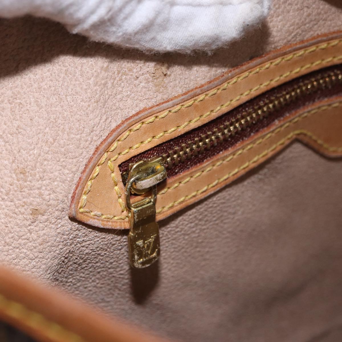 LOUIS VUITTON Monogram Bucket GM Shoulder Bag M42236 LV Auth ka5376