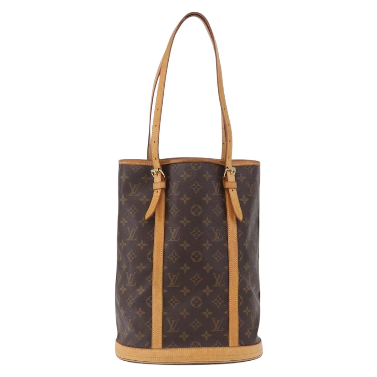 LOUIS VUITTON Monogram Bucket GM Shoulder Bag M42236 LV Auth ka5376