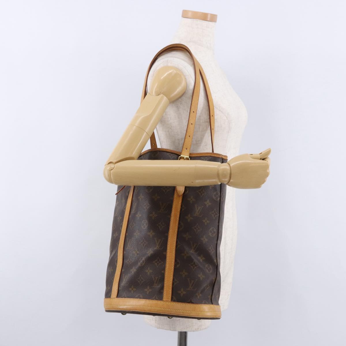 LOUIS VUITTON Monogram Bucket GM Shoulder Bag M42236 LV Auth ka5376