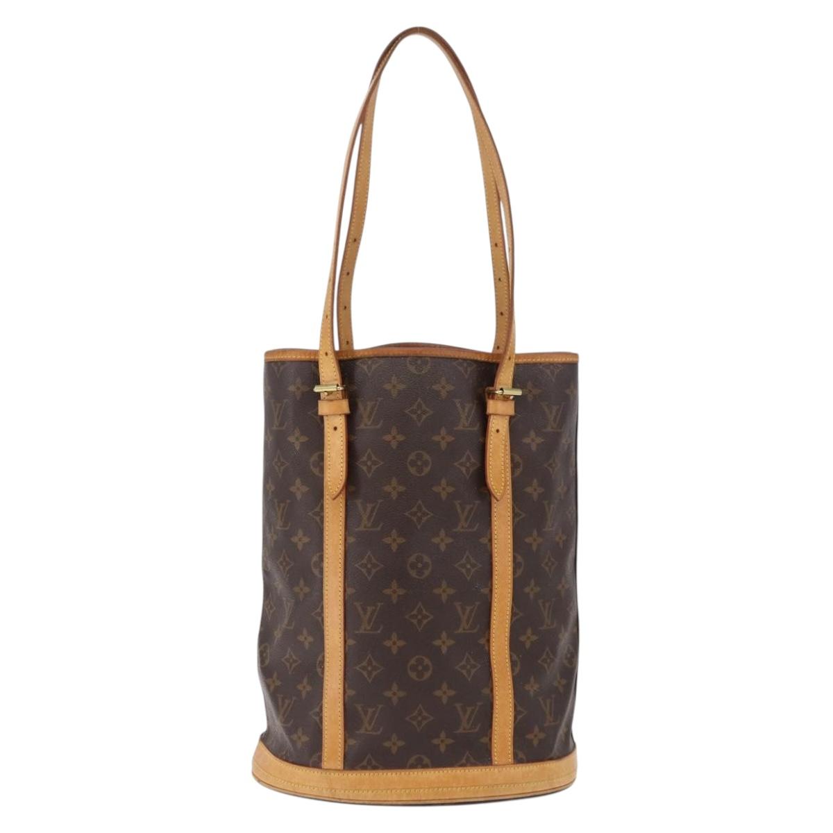 LOUIS VUITTON Monogram Bucket GM Shoulder Bag M42236 LV Auth ka5376