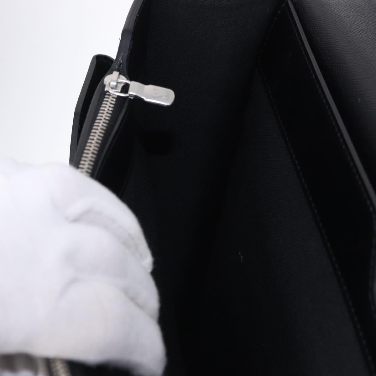 LOUIS VUITTON Taiga Robusto 1 Business Bag Ardoise M31052 LV Auth ka5381V