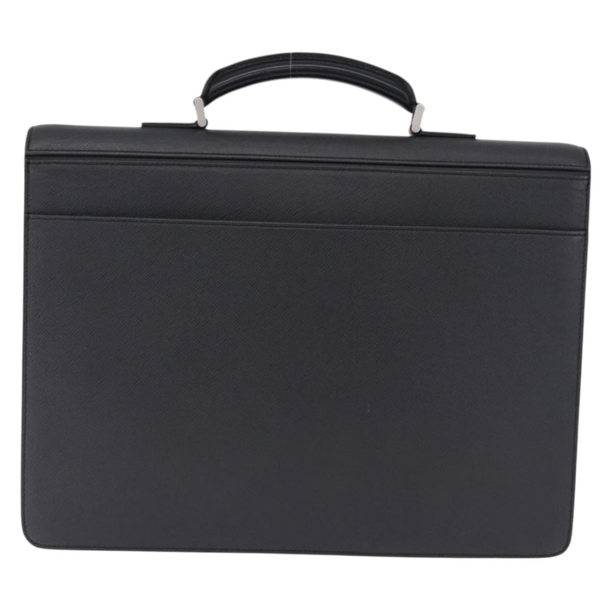 LOUIS VUITTON Taiga Robusto 1 Business Bag Ardoise M31052 LV Auth ka5381V