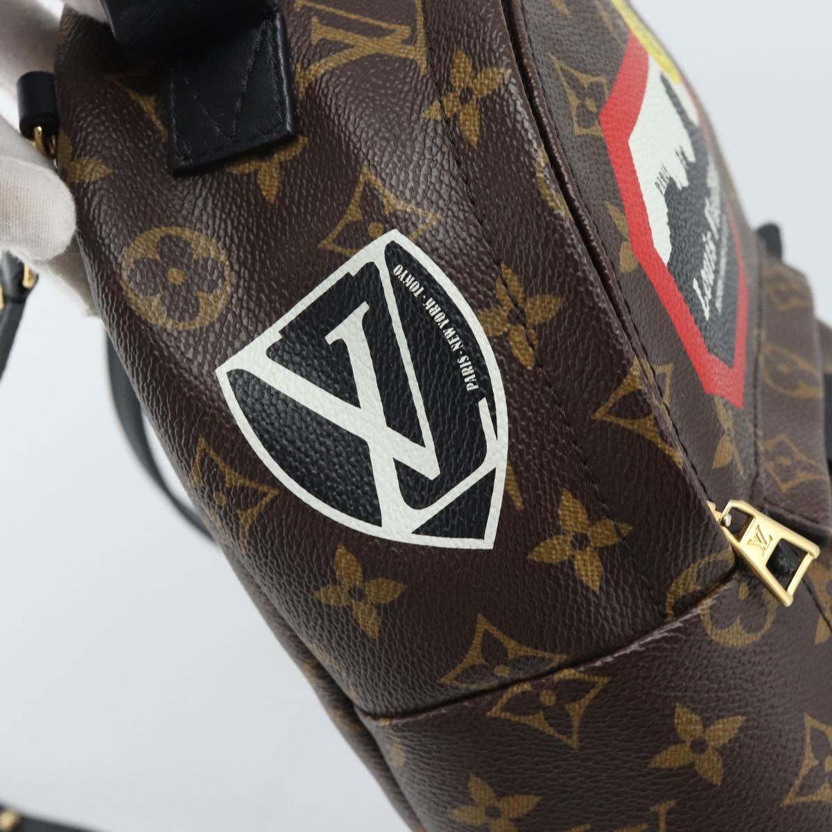 LOUIS VUITTON Monogram World Tour Palm Springs MINI Backpack M42971 Auth ka5392M