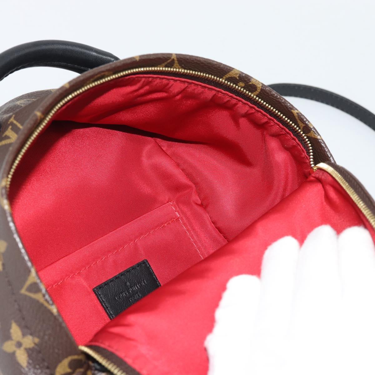 LOUIS VUITTON Monogram World Tour Palm Springs MINI Backpack M42971 Auth ka5392M
