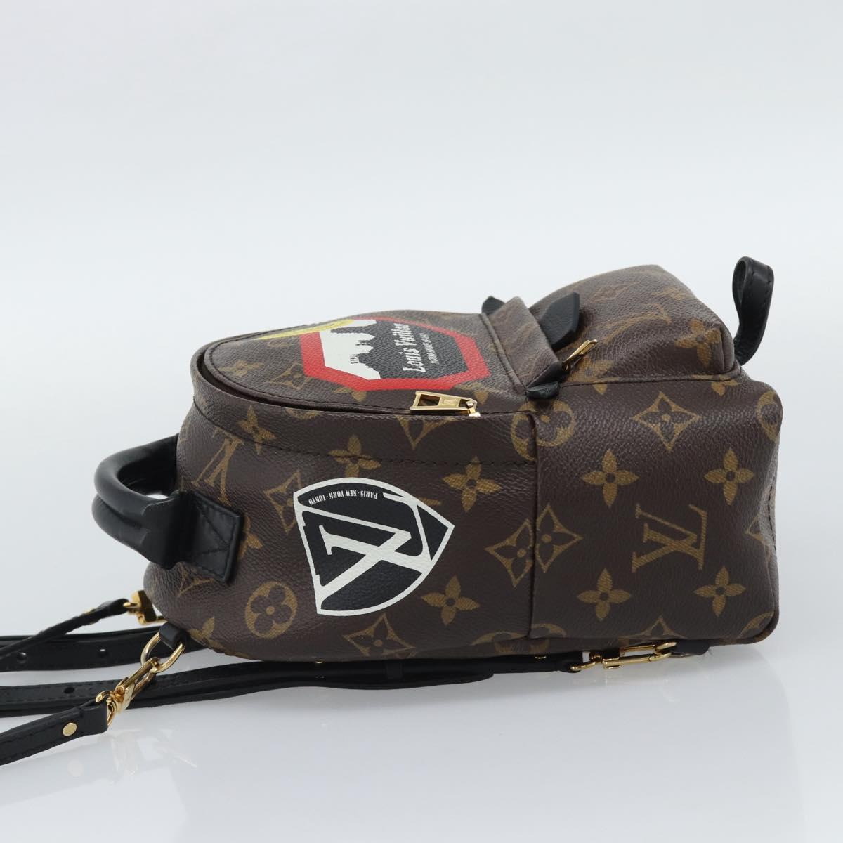LOUIS VUITTON Monogram World Tour Palm Springs MINI Backpack M42971 Auth ka5392M