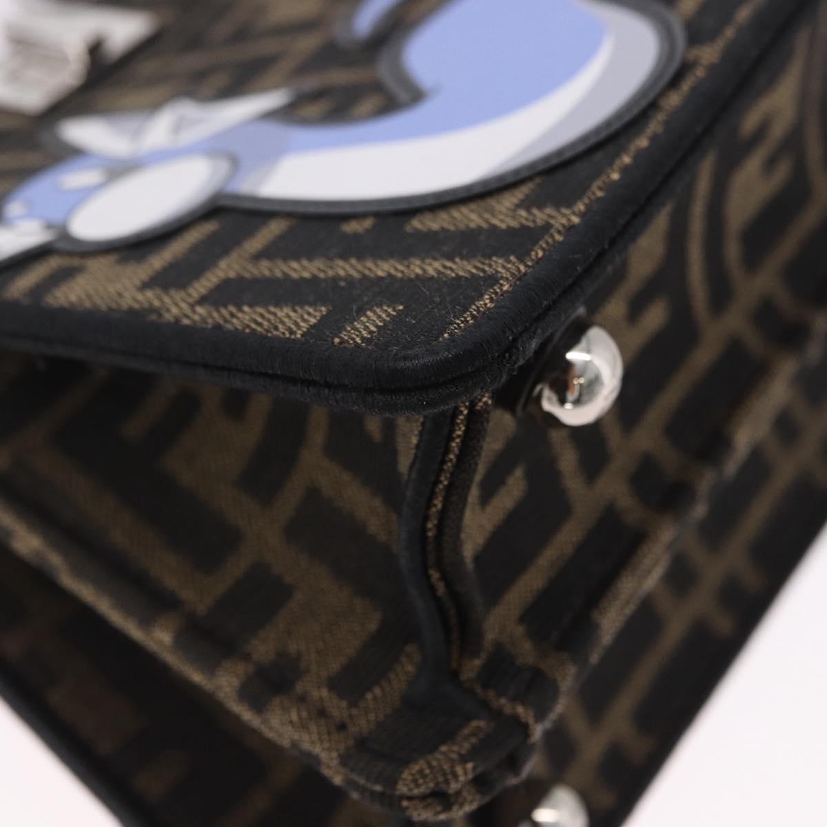 FENDI x FRGMT x POKÉMON Zucca Canvas Peek A Boo Dratini 8BN885 Auth ka5395SM