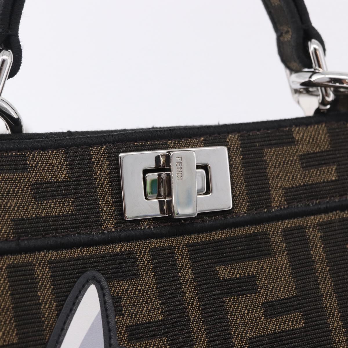FENDI x FRGMT x POKÉMON Zucca Canvas Peek A Boo Dratini 8BN885 Auth ka5395SM